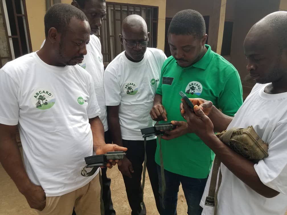 Training of local rangers on camera trap